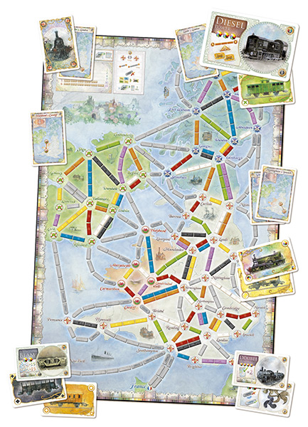 Ticket to ride: Regno Unito più Pennsylvania Espansione