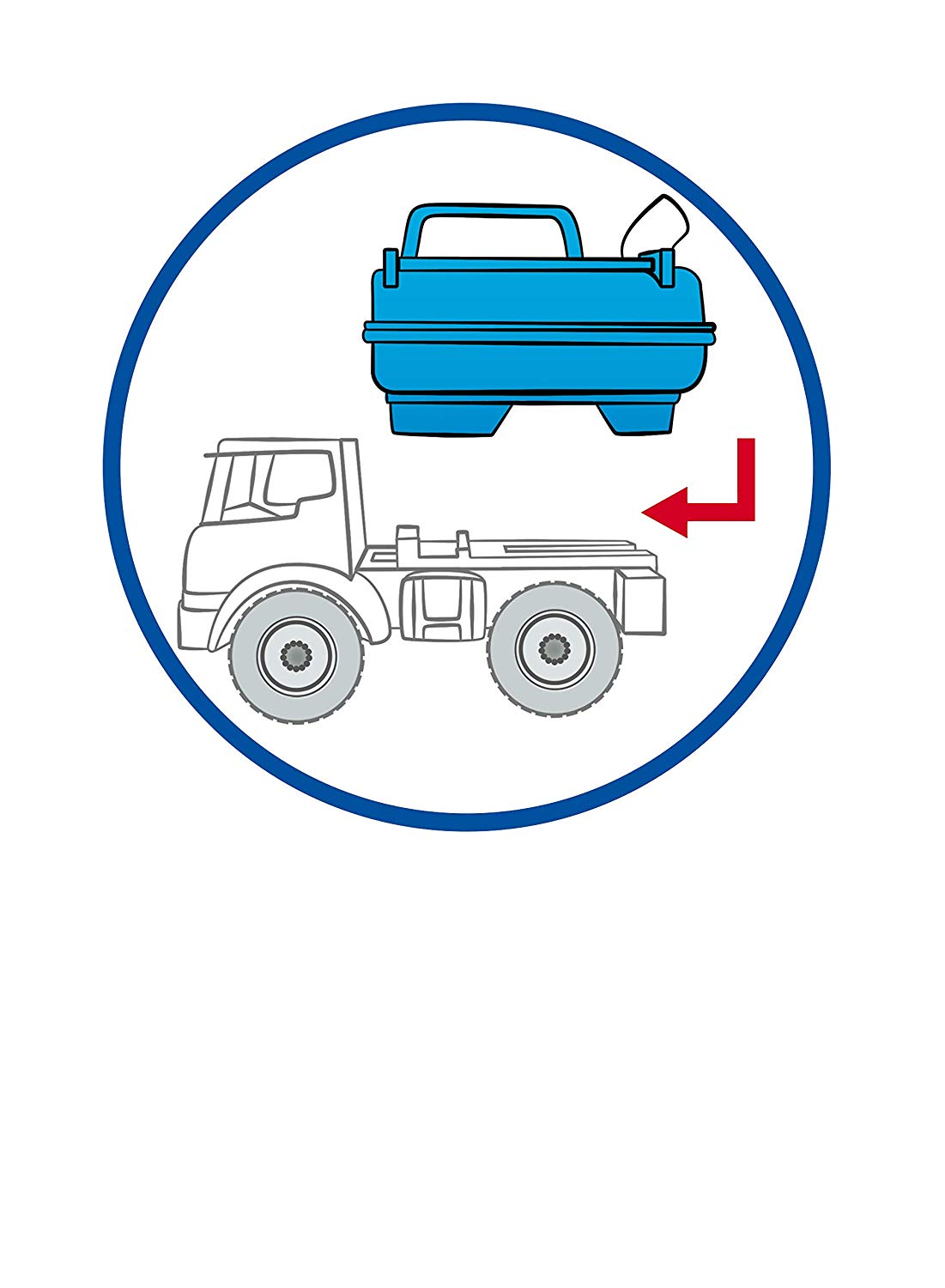 Camion con cisterna per acqua 
