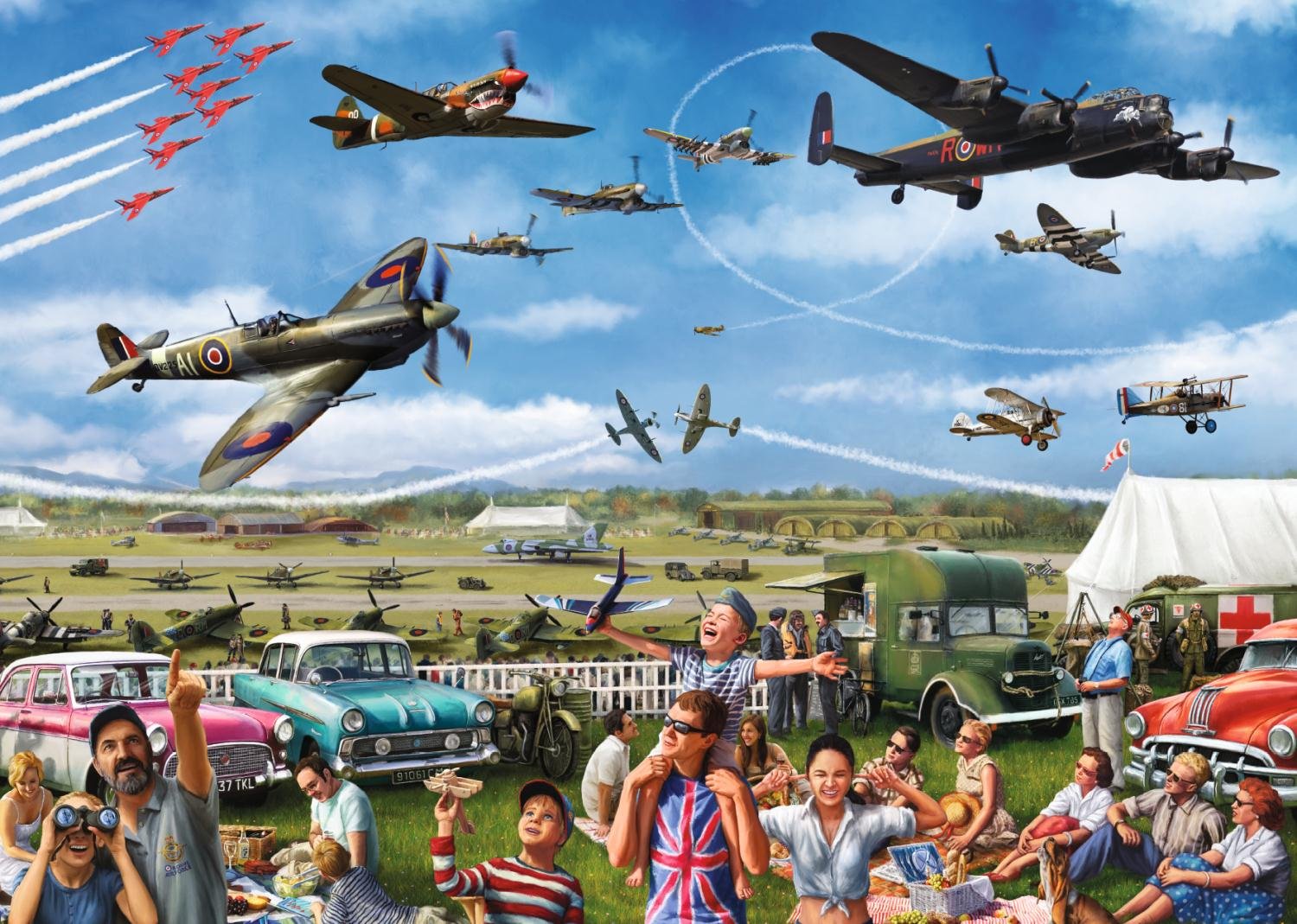 Salone aeronautico in Famiglia 1000PZ