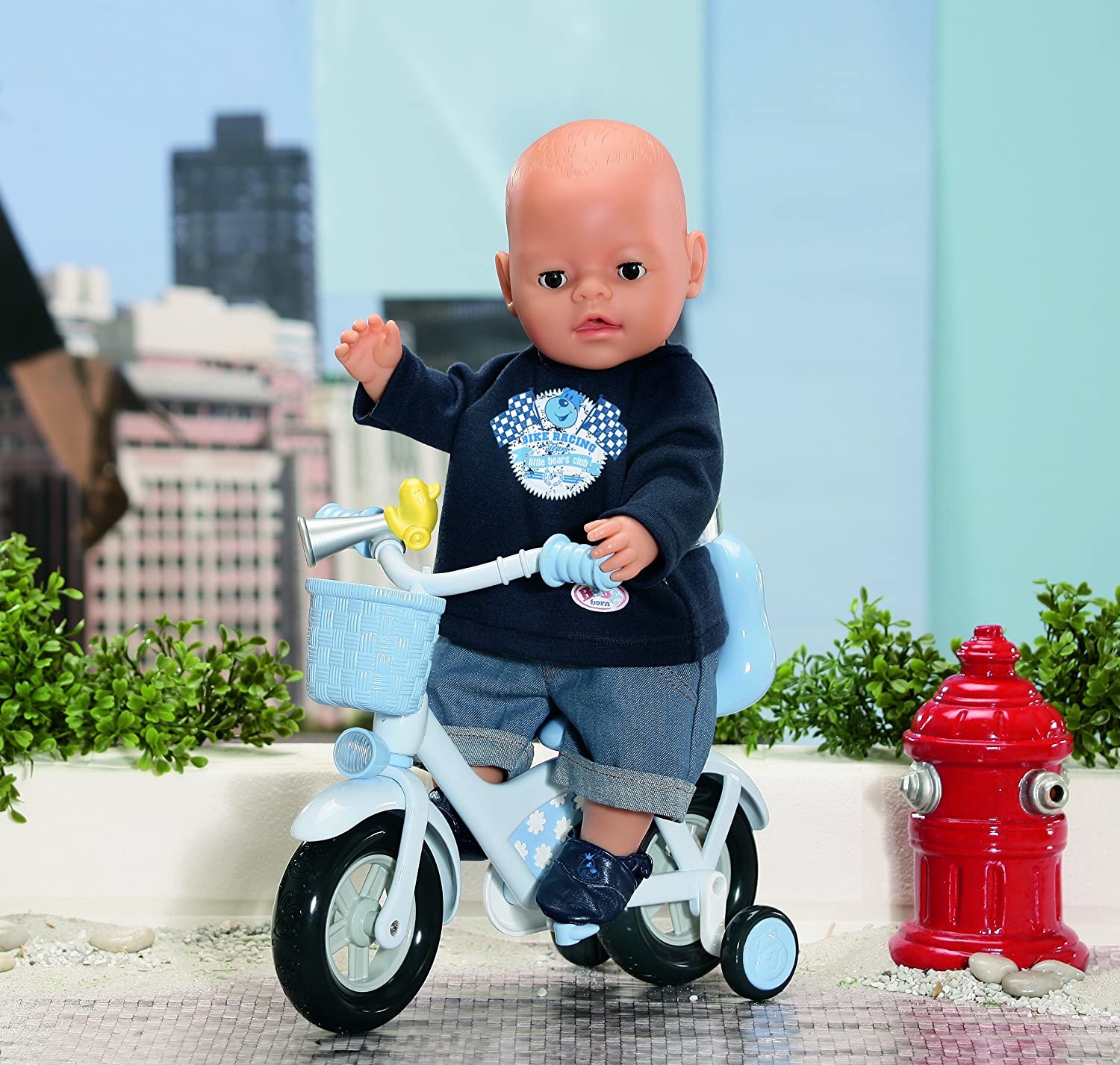 bicicletta blue baby born boy