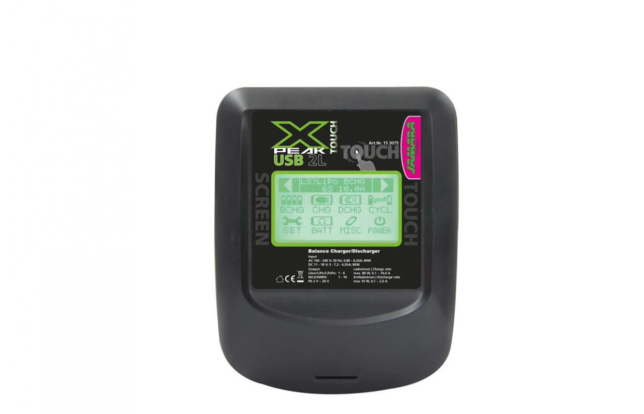 Caricabatterie X-Peak Touch USB 2L