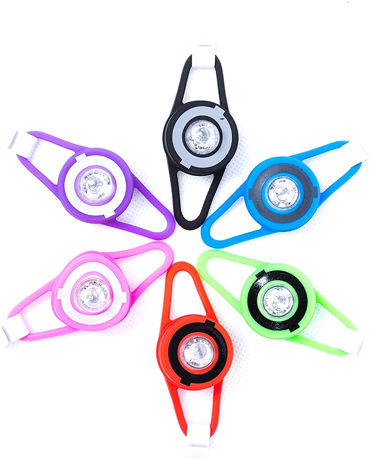 Flash light led multicolor blu universale 