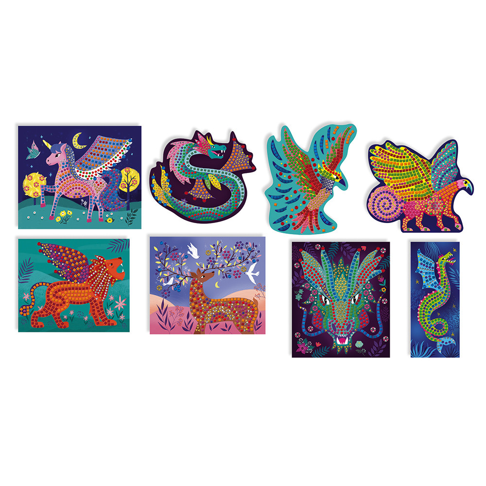 mosaici creature fantastiche