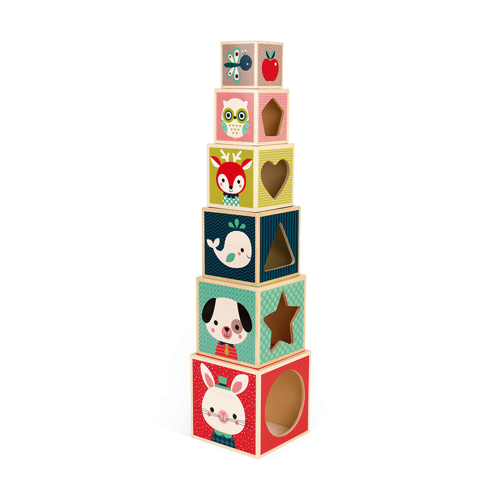 piramide 6 cubi baby foresta