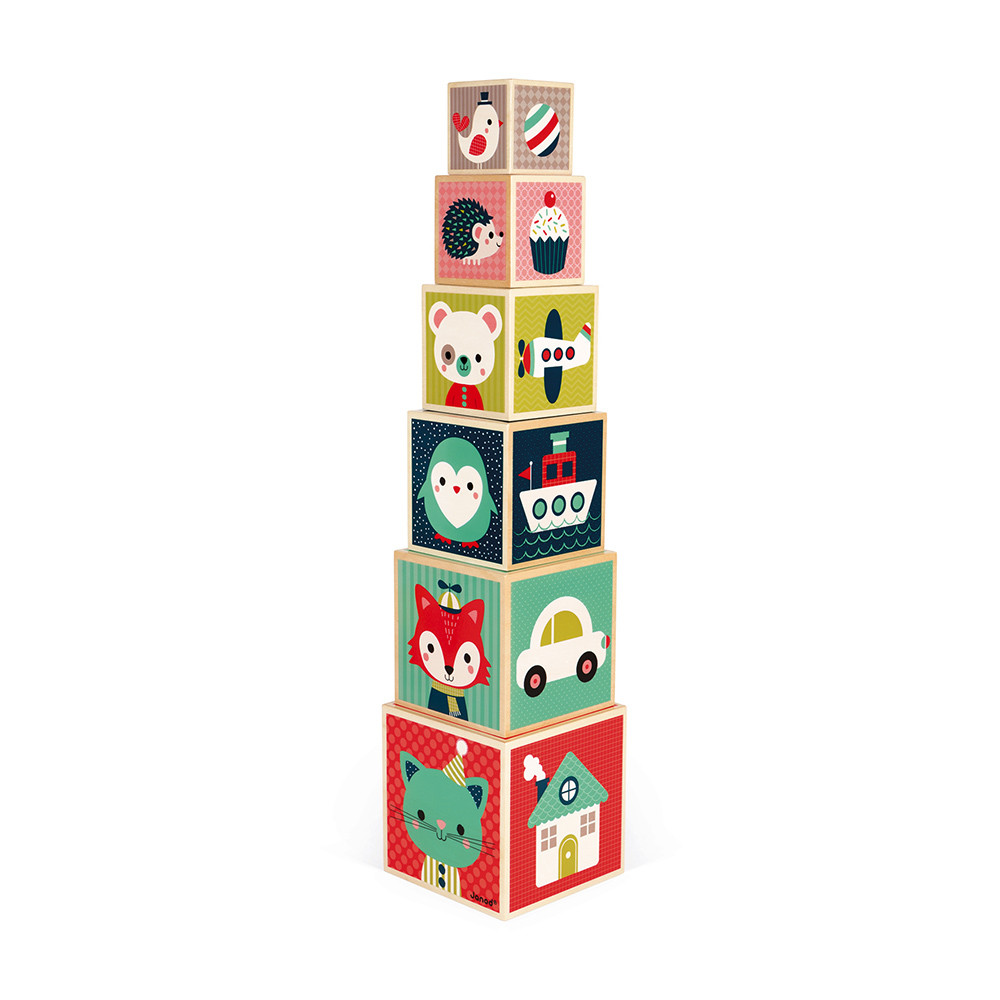piramide 6 cubi baby foresta