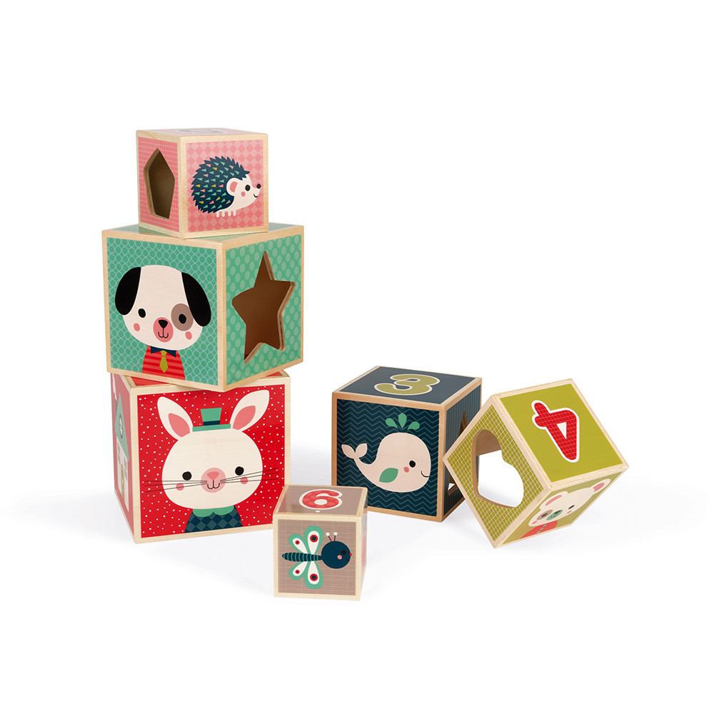 piramide 6 cubi baby foresta