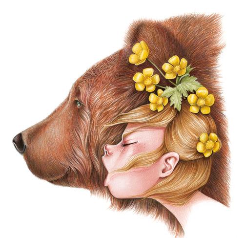 album da colorare Wild 4 Emmanuelle Colin