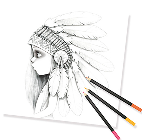 album da colorare Wild2- Emmanuelle Colin