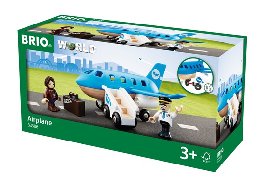 set aeroplano con scala imbarco