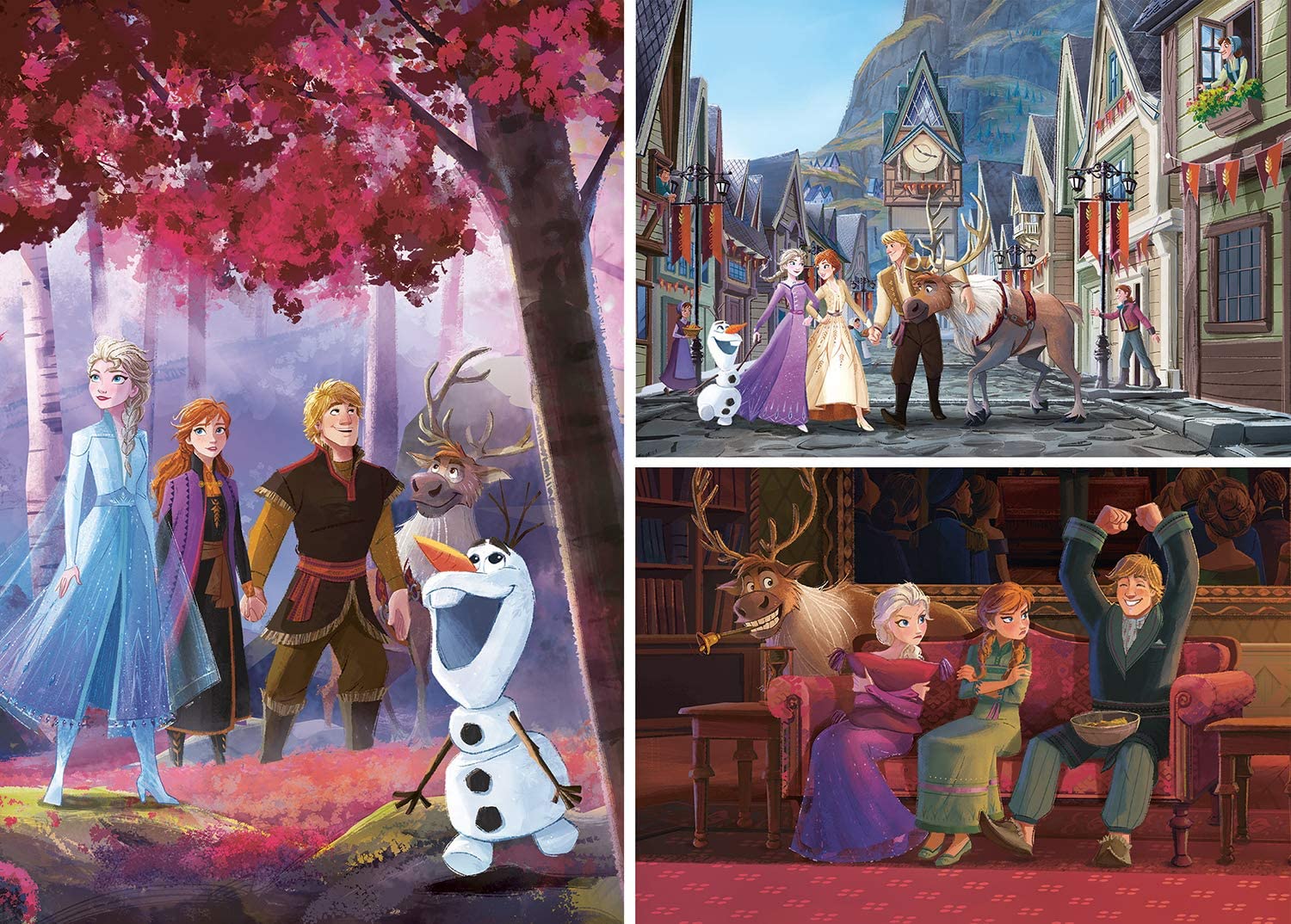 frozen 2 3 puzzle da 48 pz