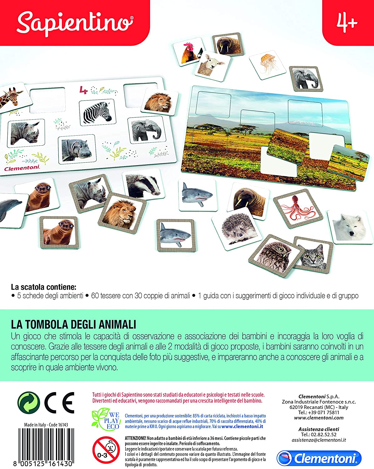 tombola degli animali