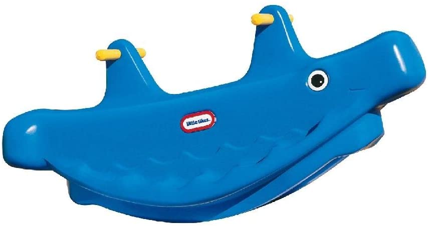balena a dondolo blu 1,2,3 posti