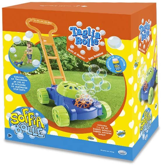 tagliaerba soffiabolle di sapone