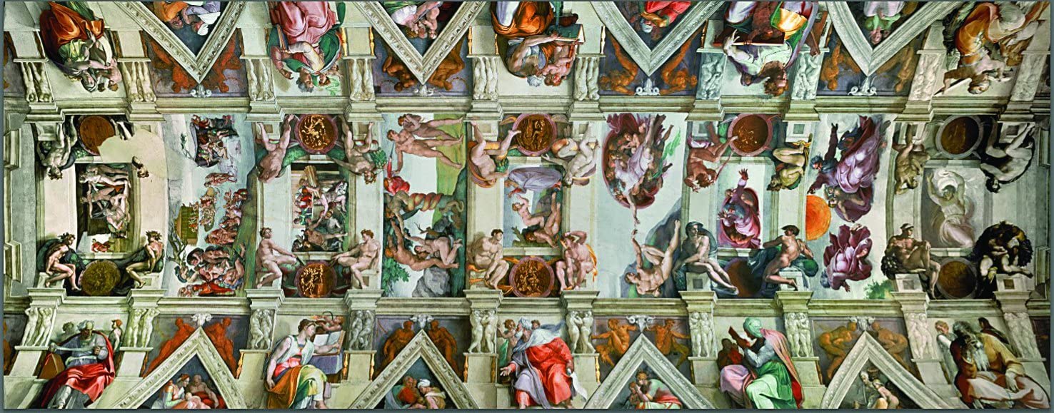 Michelangelo: volta cappella sistina 1000pz