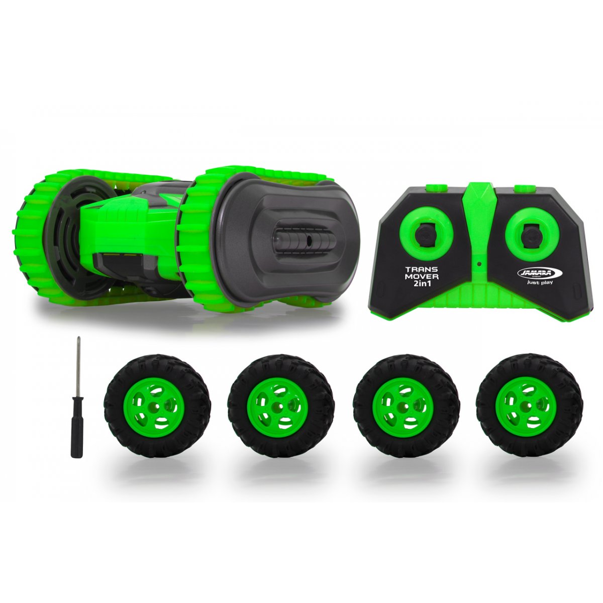 Stuntcar 4WD 2 in 1 verde