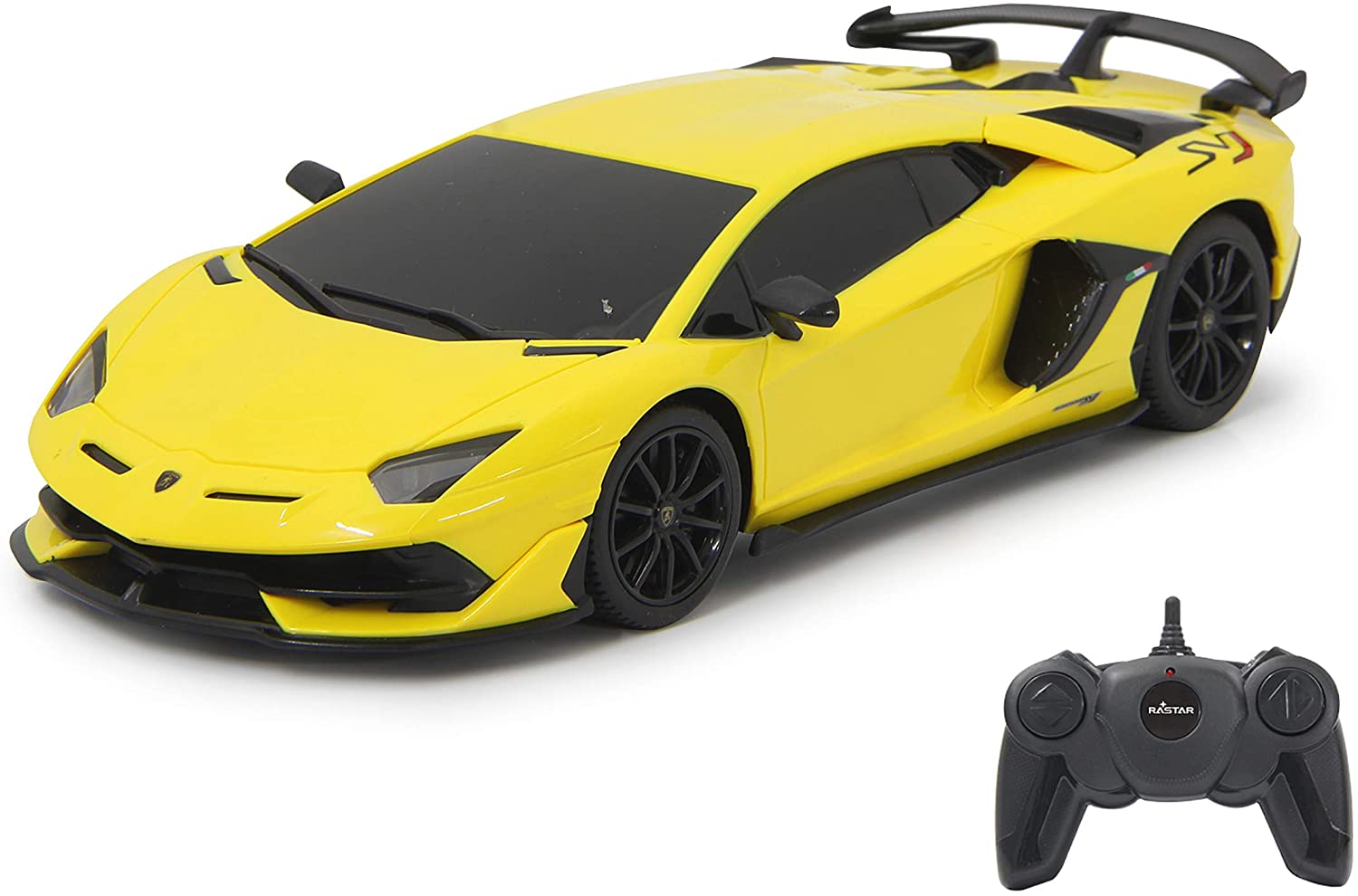 Lamborghini Aventador SVJ gialla