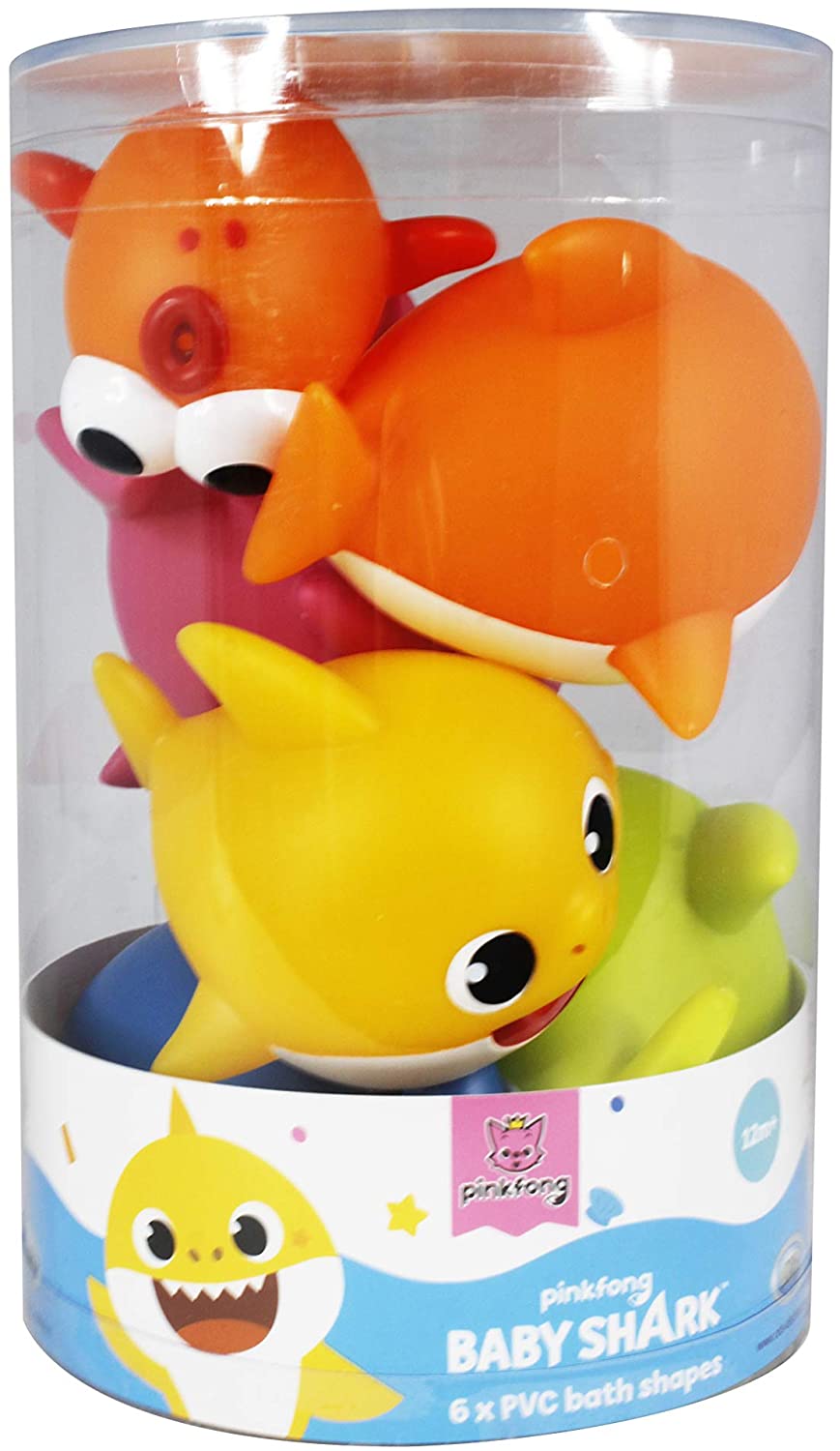 baby shark 6 personaggi galleggianti