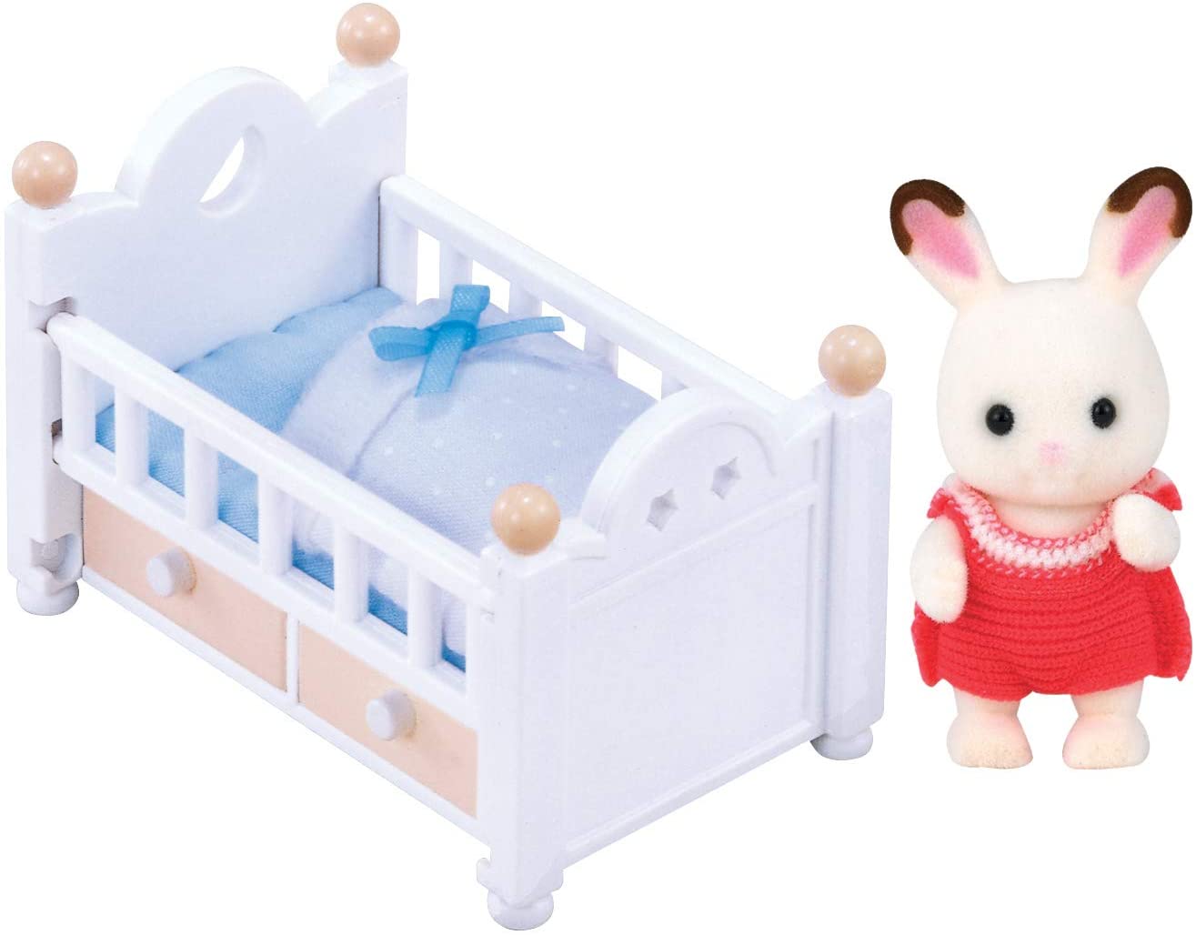 Coniglietto Bebe con culla