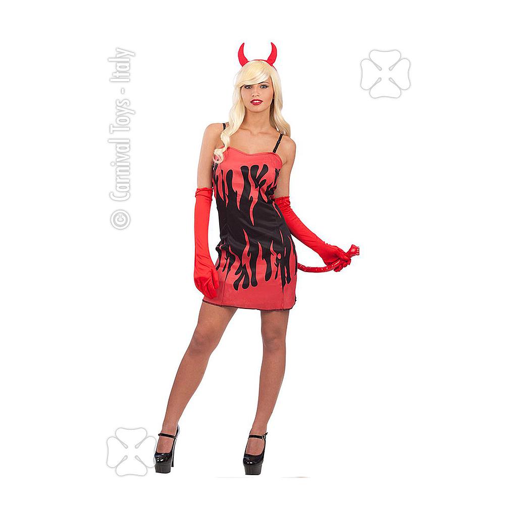 costume diavolona ardente