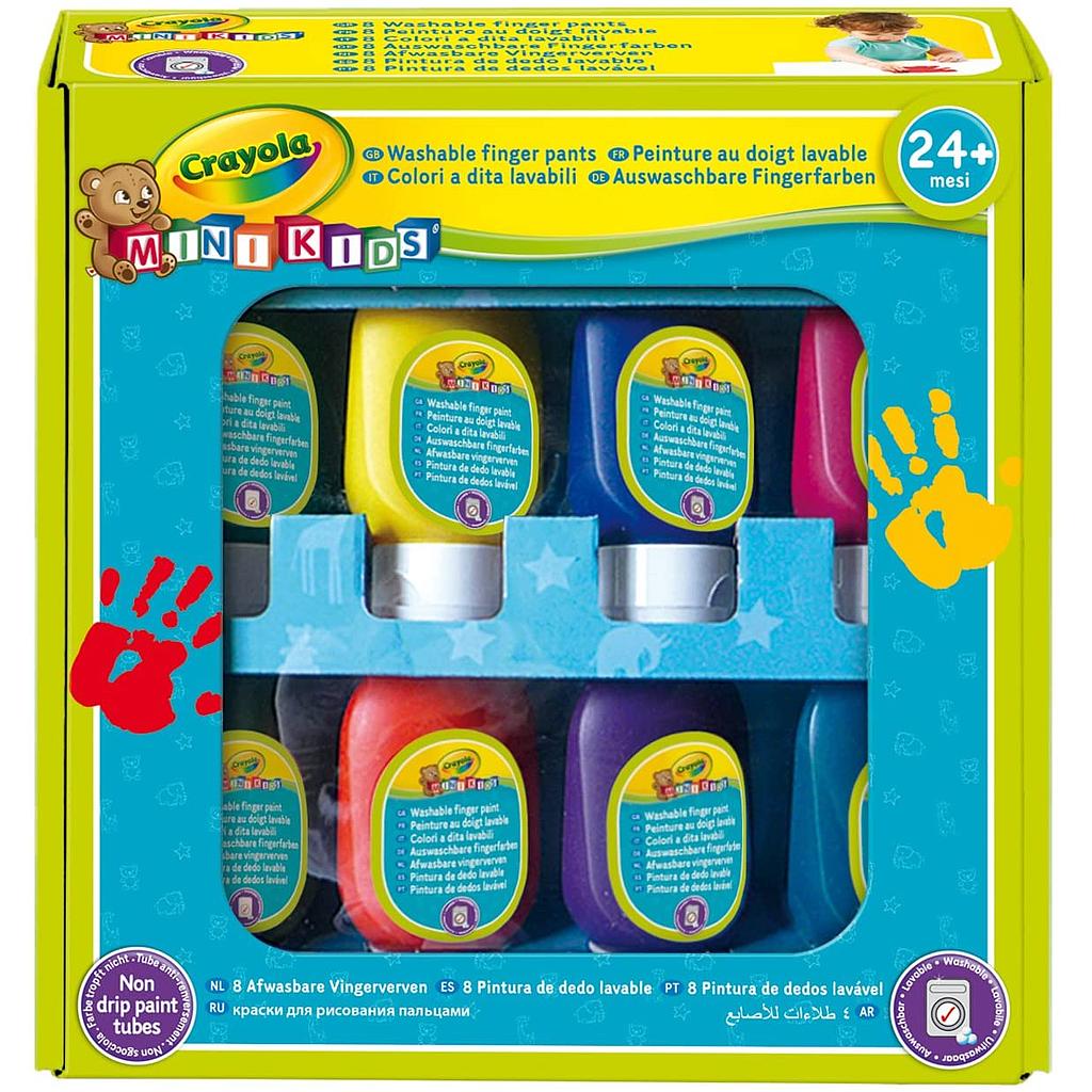 set colori a dita mini kids