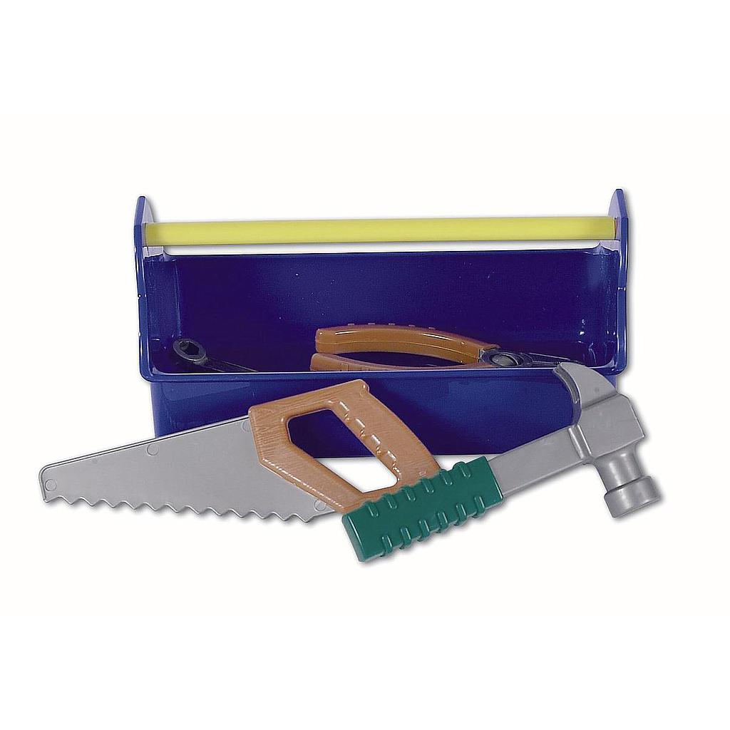 cassettina con 5 attrezzi plastica