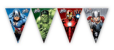 festone bandierine avengers