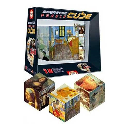Magnetic puzzle cube opere d'arte