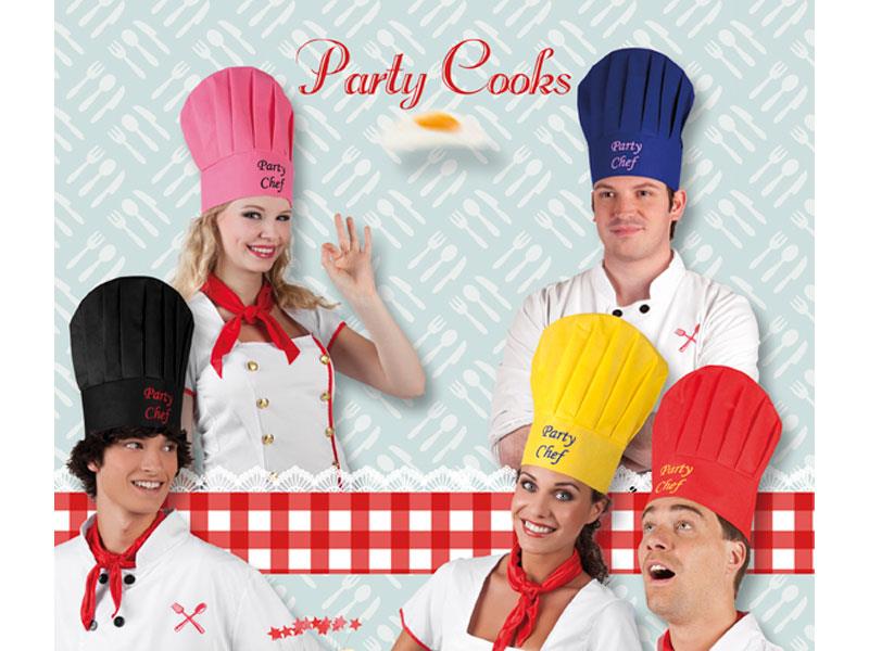 cappello cuoco party chef 