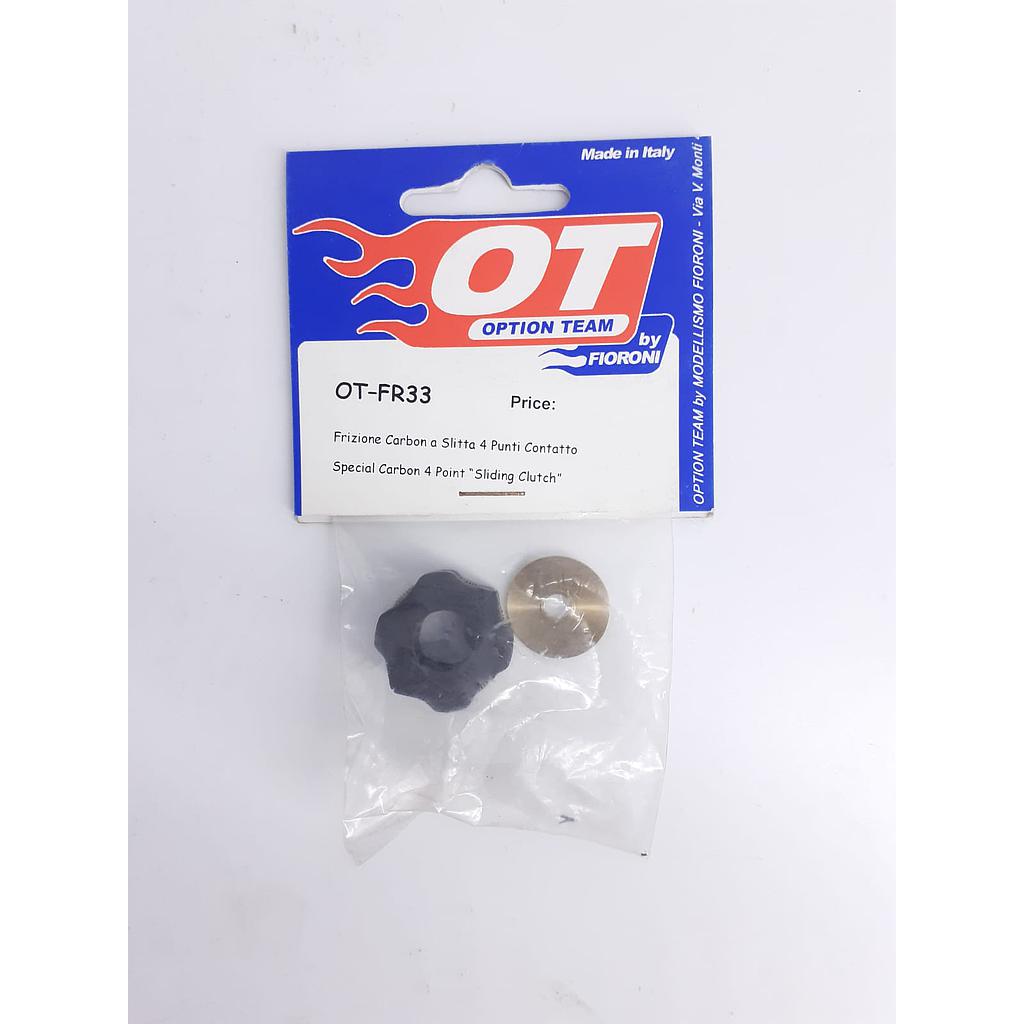 frizione carbon a slitta 4 punti di contatto Fioroni