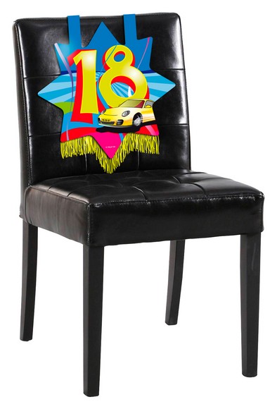 festone decorazione 18 anni da sedia