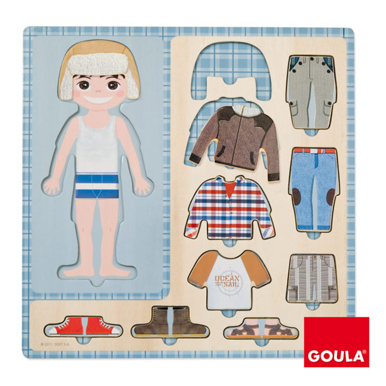 puzzle bimbo con vestiti