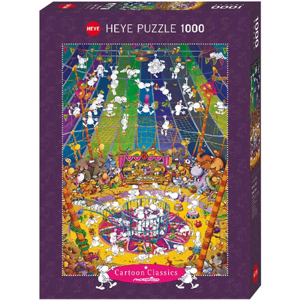 puzzle mordillo 1000pz circus crazy