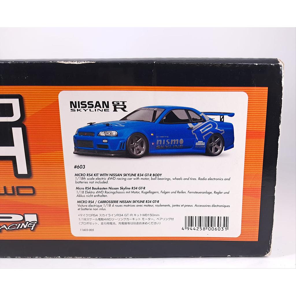 Nissan Skyline GT R Micro RS4 1/18 elettrica