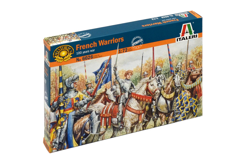 Guerrieri francesi guerra dei 100 anni 1:72