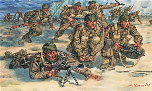 Commando britannico Seconda guerra mondiale 1:72