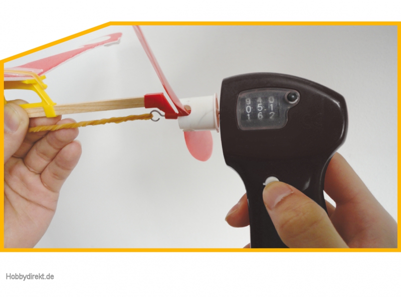 avvitatore elettrico per aerei ad elastico