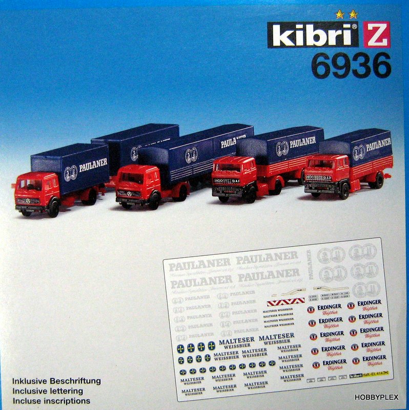 kit 4 camion paulaner scala Z