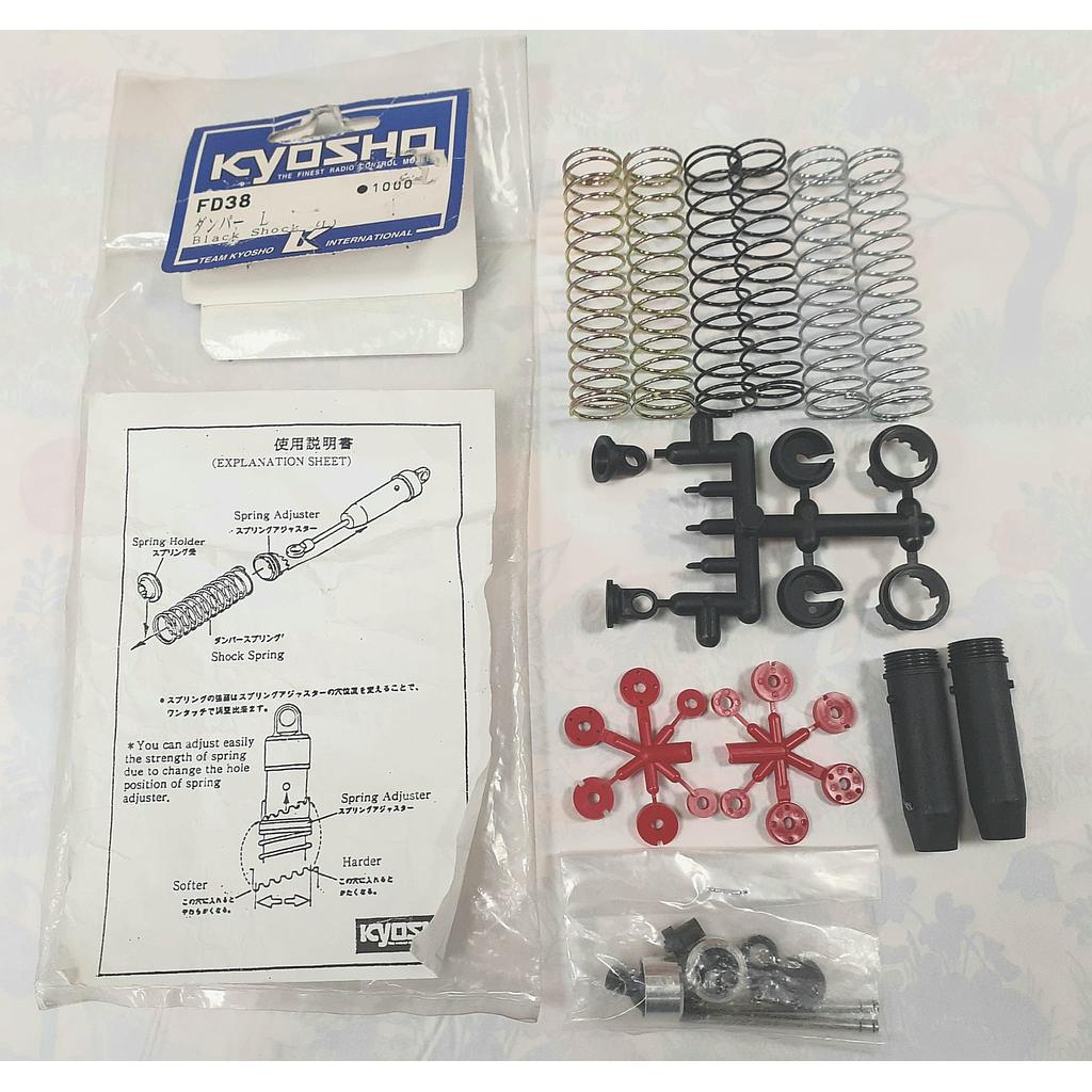 set ammortizzatori buggy 1/10 Black Shock (L)