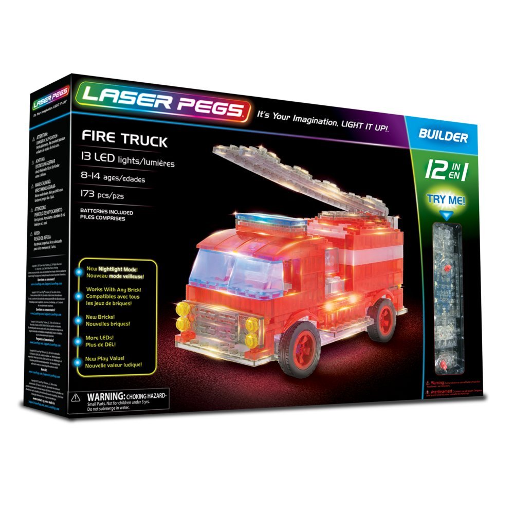 Camion dei pompieri 12 in 1 - Laser pegs