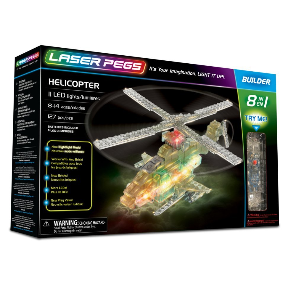 Elicottero 8 in 1 - Laser pegs