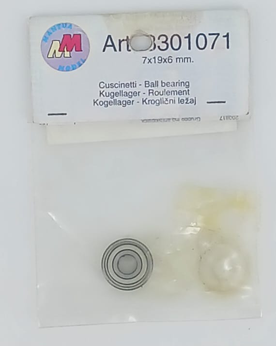 cuscinetto a sfera schermato 7x19x6