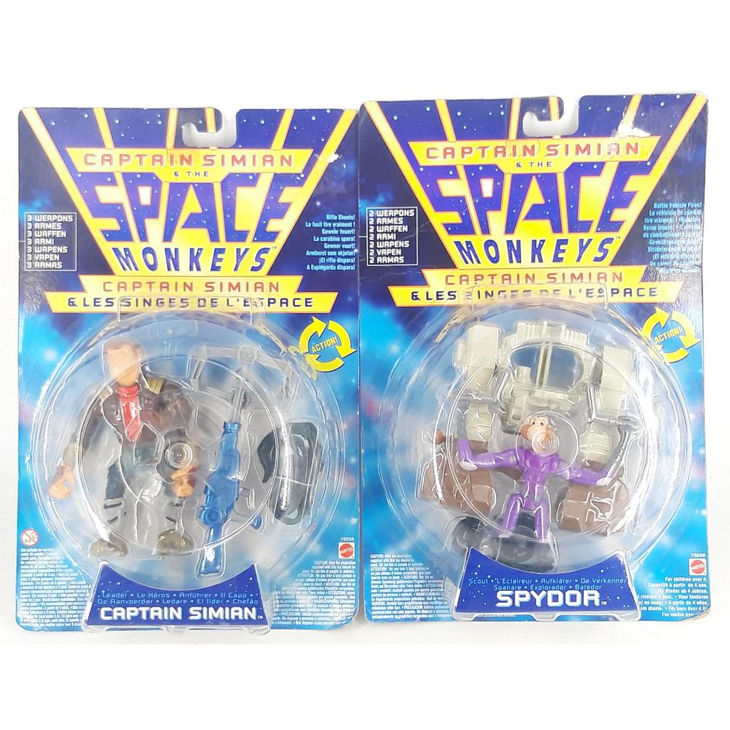 Captain Simian and the space monkeys set 2 personaggi