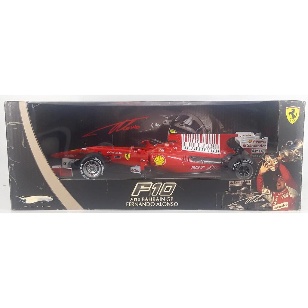 Ferrari F10 Fernando Alonso 2010 Bahrain GP 1:18