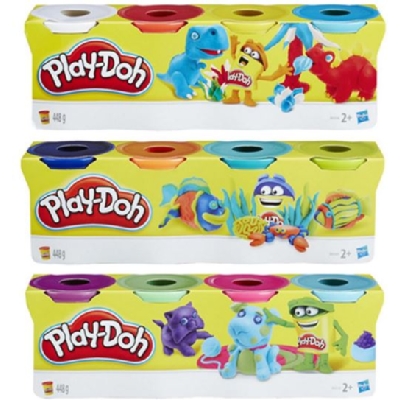 Play-Doh 4 Vasetti assortiti