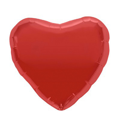 Pallone foil 18&quot; - 45 cm Cuore Rosso 1 pz