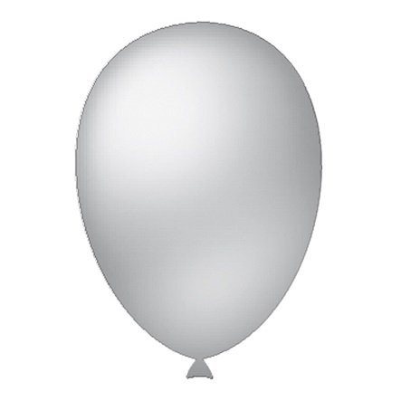 palloncino metallizzato argento 12&quot;