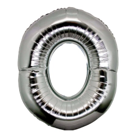 palloncino silver n.0 102cm mylar