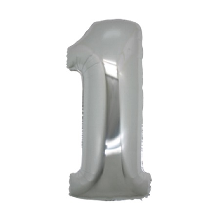 palloncino silver n.1 102cm mylar