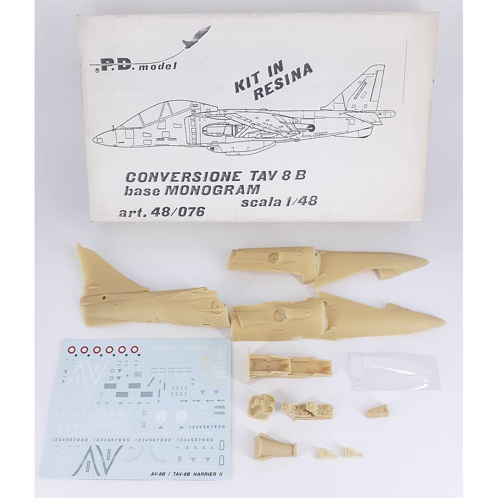 kit conversione Harrier Tav 8 B 1/48 su base monogram