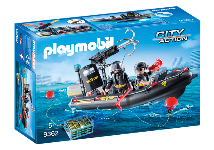 Gommone unità speciale con refurtiva
